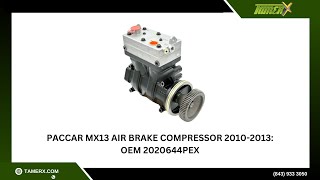 Paccar MX13 Air Brake Compressor 2010-2013: OEM 2020644PEX