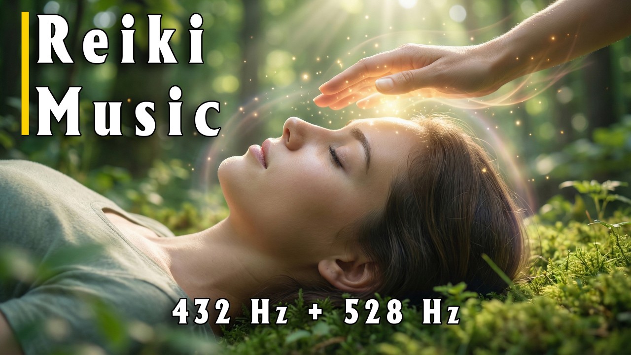(No Ads) Fall Into Sleep Instantly • Reiki Music Healing Stress ...