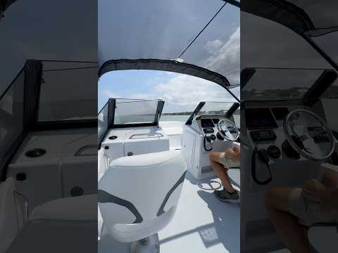 The Music’s Blasting, The Bimini’s Up Shading Us From The Sun, And The ArrowCat 20 DC Is Fueled Up!