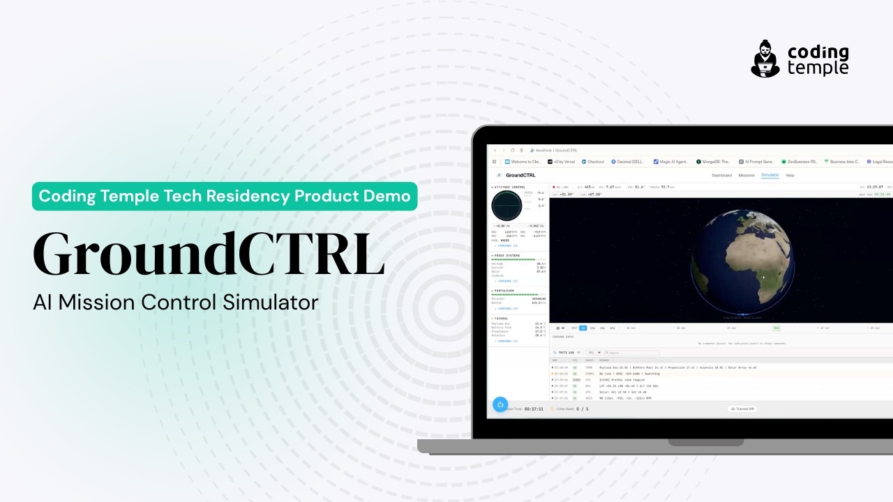 AI-Powered Satellite Mission Control Simulator | Ground Control Product ...