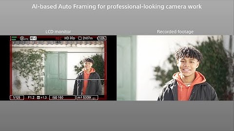 How to use AI-based Auto Framing with Sony ZV-E1 camera