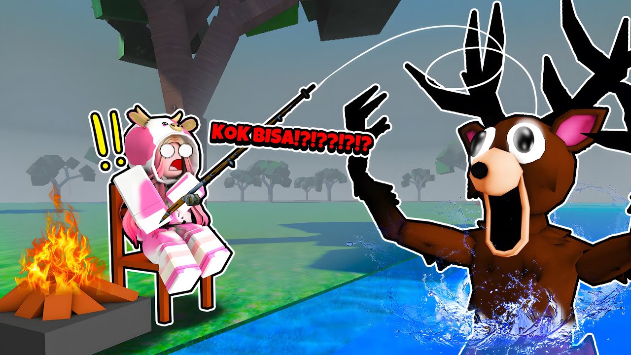 MOMON & ATUN MANCING di 99 DAYS IN THE FOREST TAPI MALAH DAPET MONSTER... feat @BANGJBLOX