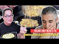 Italian Chef Reacts to GNOCCHI CACIO E PEPE By Sam the Cooking Guy