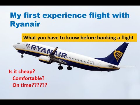 My First Flight With Ryanair/ Get Cheapest Flight Fare/Get Best Sit For Free/How To Fly Inside EU