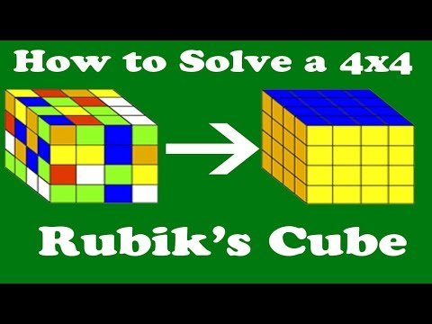 how to solve 4x4 rubik's cube |როგორ ავაწყოთ 4x4 - ზე რუბიკის კუბი