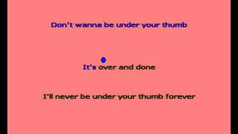 Godley & Creme   Under Your Thumb