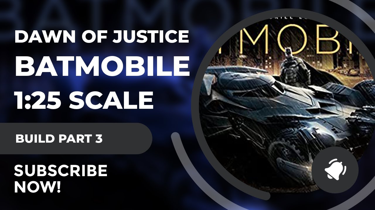 Moebius Models 964 1/25 Batman Vs Superman Dawn of Justice Batmobile 