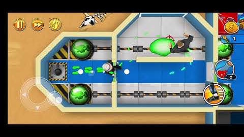 Robbery Bob - Chapter 3 Level 15: fireworks walk through