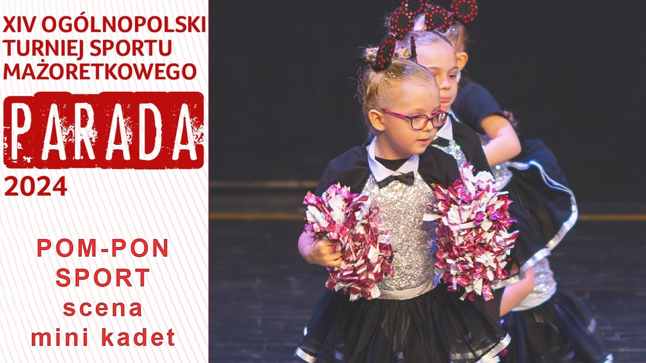 POM SPORT scena mini kadet - ŻELKI AZARIA / PIEKARY ŚLĄSKIE - Parada 2024 | PL - P078