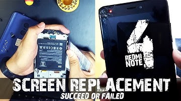 Xiaomi Redmi Note 4 LCD Display + Touch Screen Digitizer With Frame Replacement