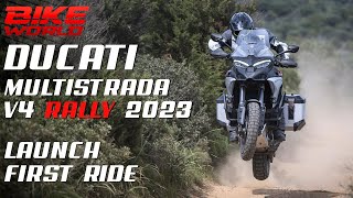 2023 Ducati Multistrada V4 Rally | Launch First Ride On &amp; Off Road.