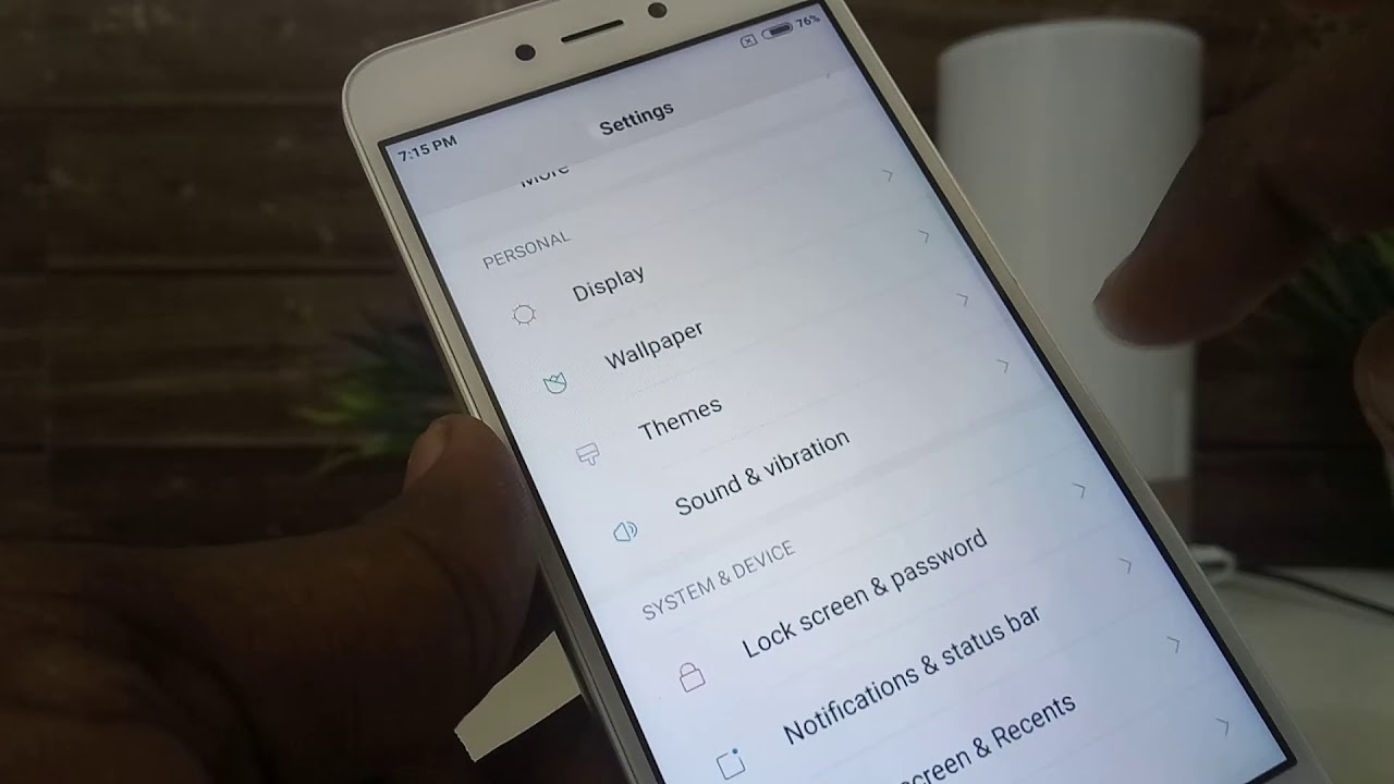 How to set screen lock sound in Redmi 5A