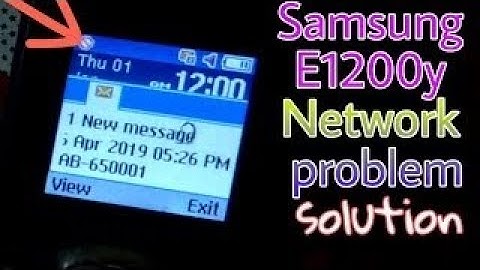samsung 1200y network solution         samsung 1200y no network solution