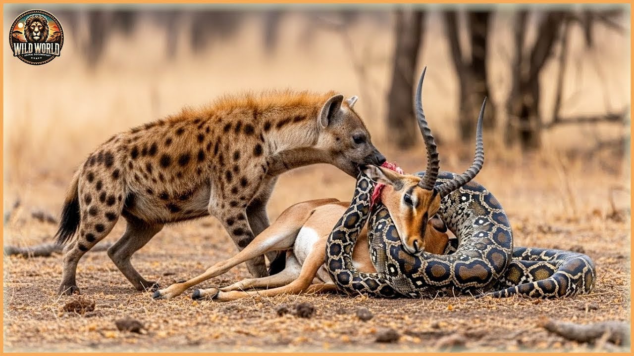 Caught on Camera: Hyena Attack Caught on Camera: Hyena Attack
