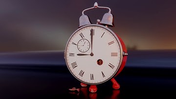 Old Alarm Clock | Animation made with Blender3d