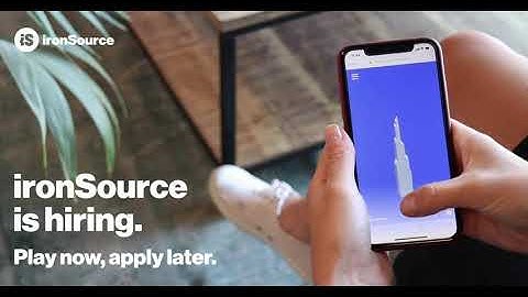ironSource is Hiring - Play Now, Apply Later