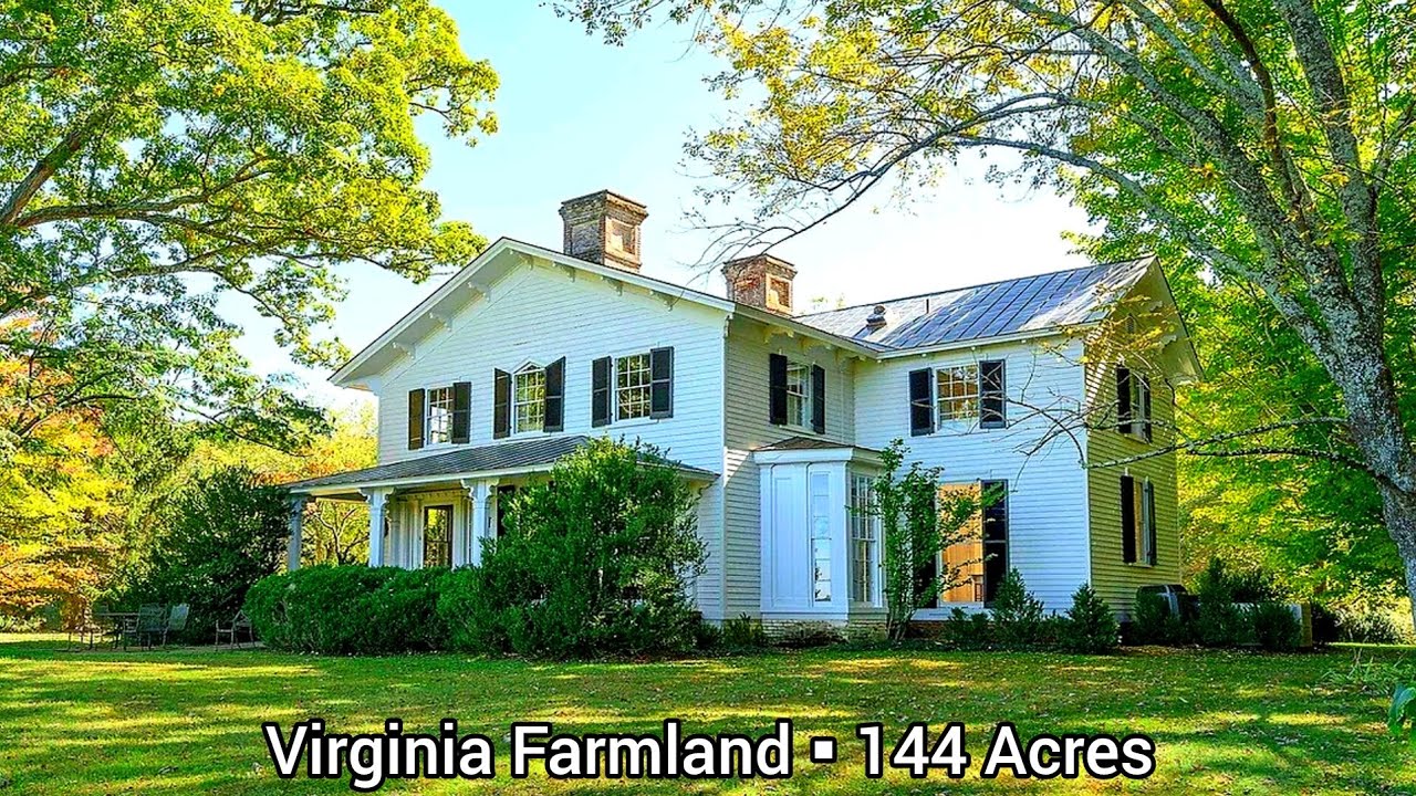 Virginia Farms For Sale | 144 Acres | Virginia Land For Sale | 2 Ponds | Workshop | Barns| Livestock