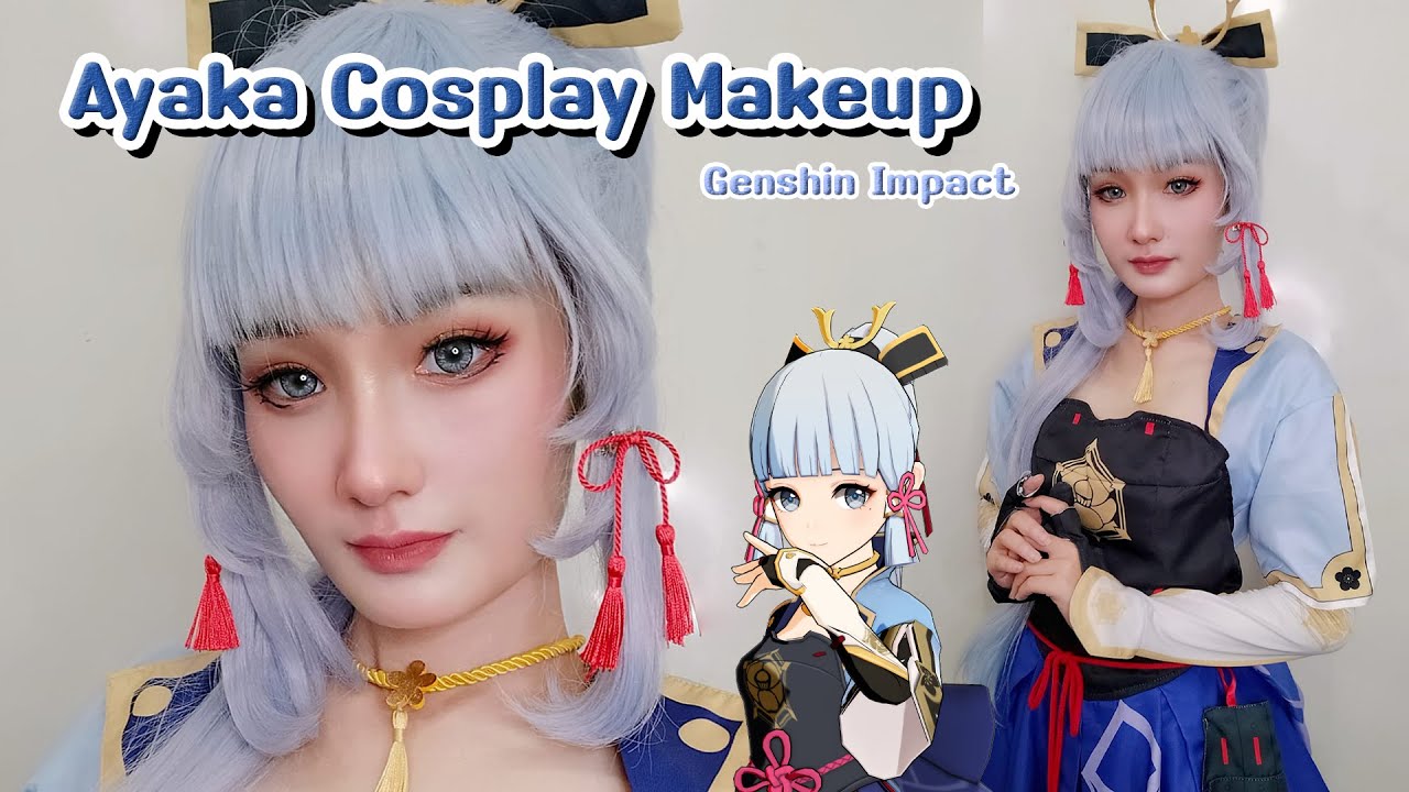 แต่งหน้าอายากะ Ayaka Cosplay Makeup | Secrets ' cosplay - YouTube