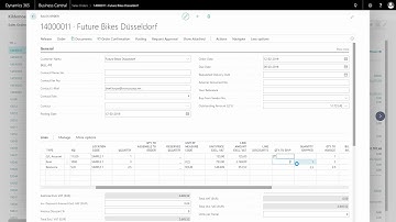 Invoicing from a Sales Order - Microsoft Dynamics 365 Business Central