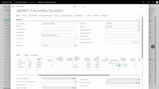 Invoicing from a Sales Order - Microsoft Dynamics 365 Business Central