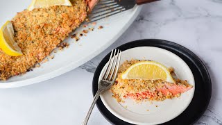 Large-Format Parmesan-Crusted Salmon Recipe
