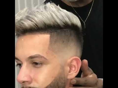 Degradezinho em V com luzes #luzesnocabelo #corte #barber #barbearia #