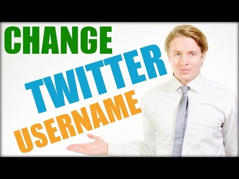 How to change your Twitter @ name / username - Twitter Tutorial 2016