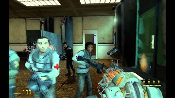 Half-Life 2 "Hard" maxed graphics 4K / 2160p Walkthrough PART 29 - Power Generators