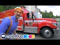 Blippi Visits a Firetruck Station | Blippi | Educational Videos for Kids | Moonbug Kids Playground