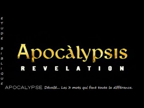 ＡＰＯＣＡＬＹＰＳＥ Dévoilé... Les 3 mots qui font toute la ...