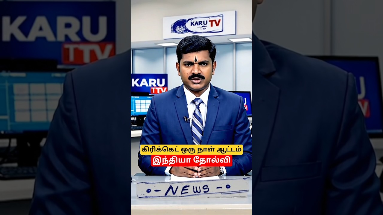 கிரிக்கெட் ஒருநாள் ஆட்டம் இந்தியா தோல்வி 