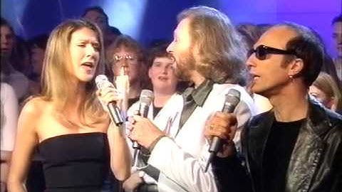 Immortality - CELINE DION & The BEE GEES  LIVE ** Awesome Quality**   @TOTP 1998