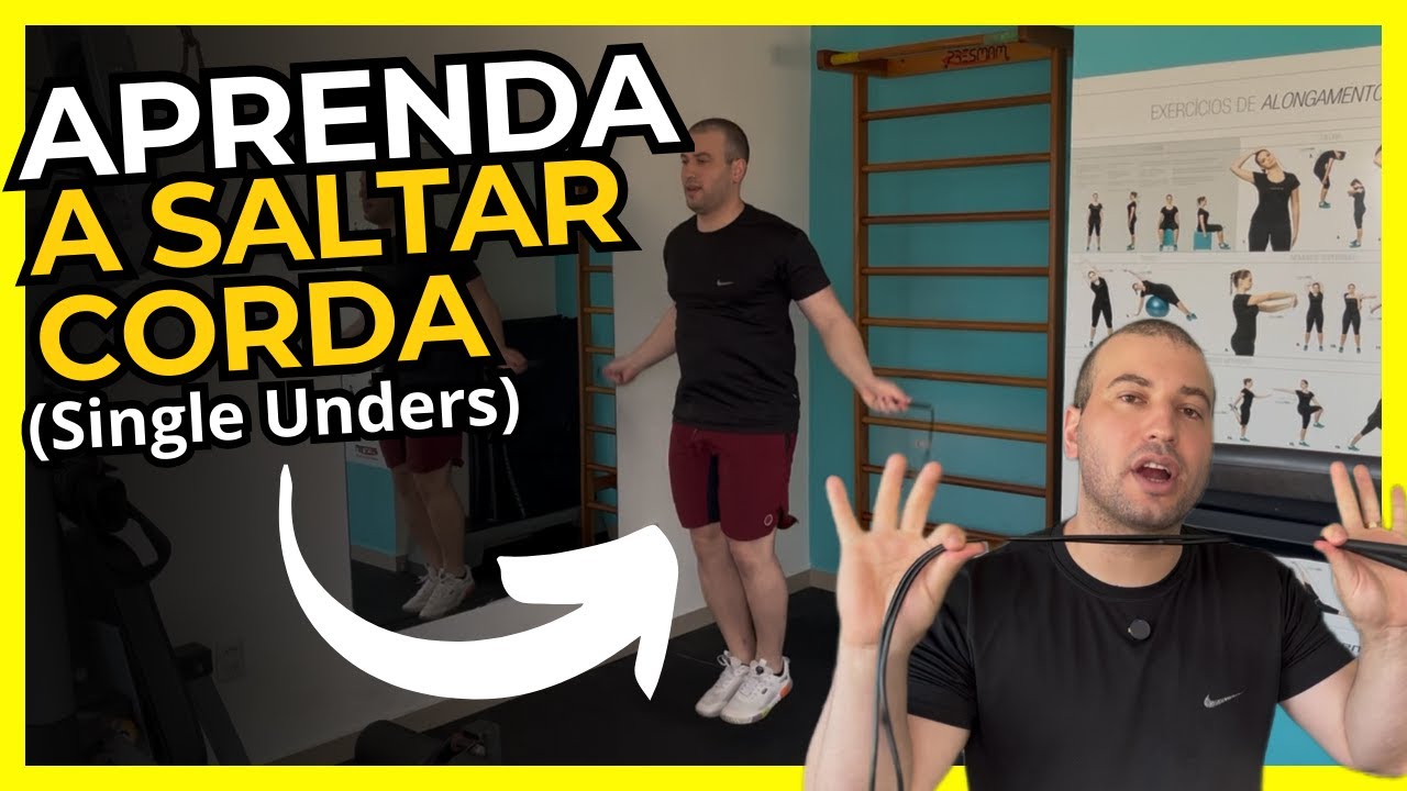 Aprenda a saltar corda em 5 passos - Técnica para iniciantes