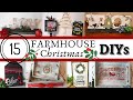 15 Farmhouse Christmas and Winter DIYs - Budget Friendly Home Decor & Gift Ideas - Dollar Tree DIYs