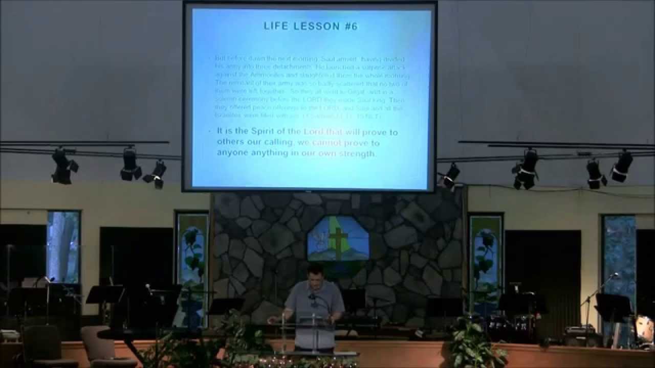 07/02/2014 "Life Lessons From Biblical Characters:  Saul" - Joshua Kennedy