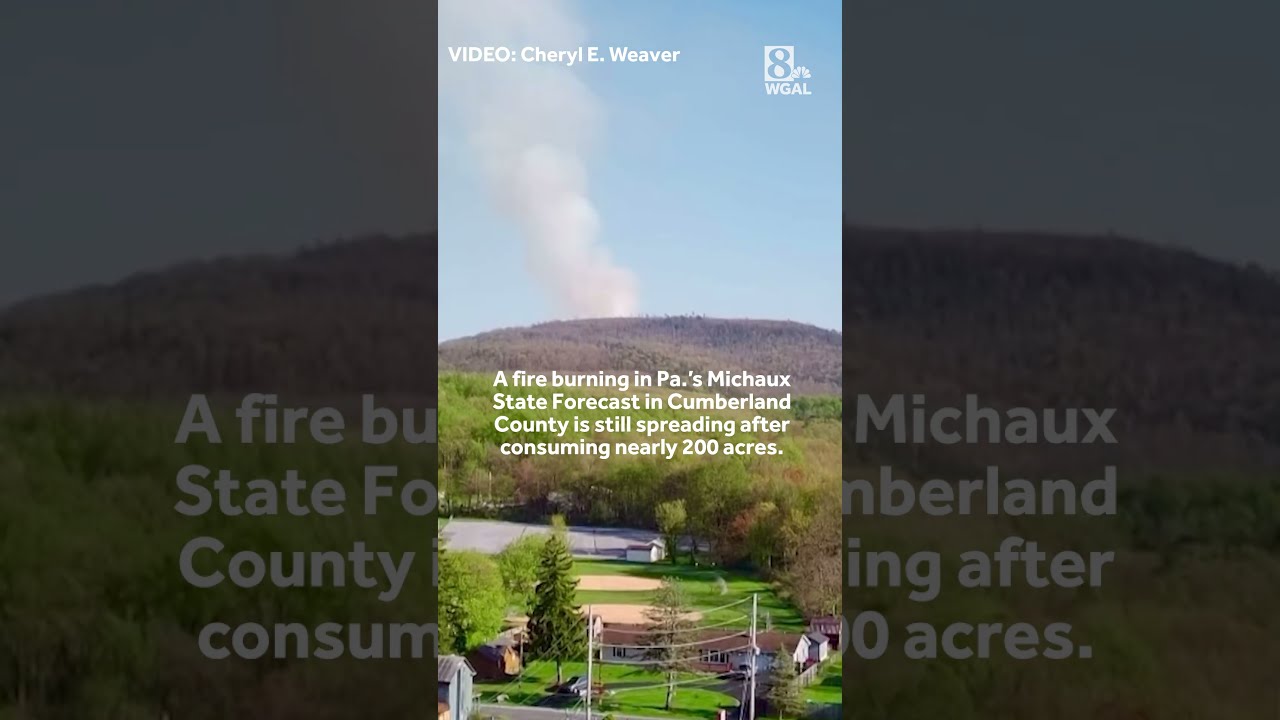 Wildfire spreads in Pa.'s Michaux State Forest
