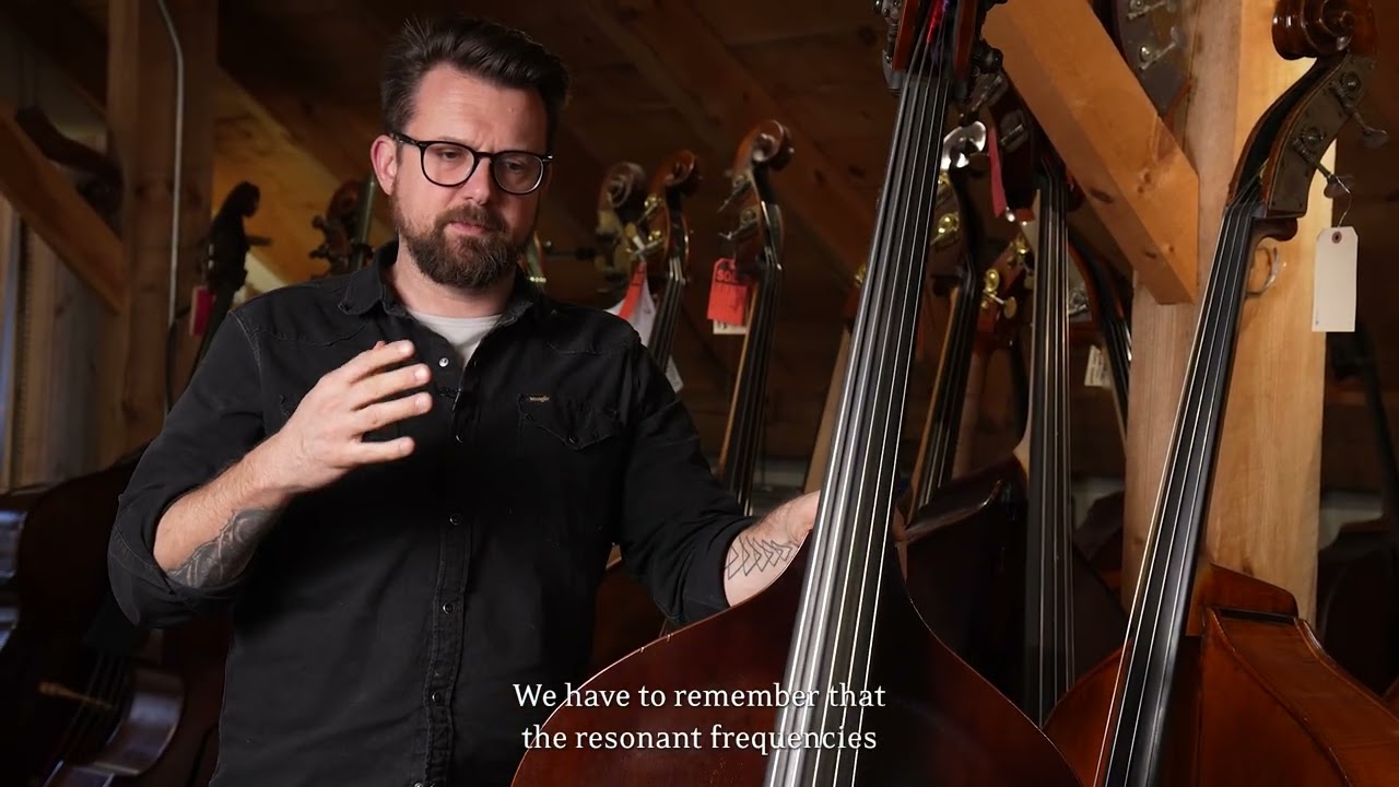 Резонаторные отверстия на контрабасе