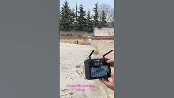 Obstacles avoiding sensor drone sprayer #droneagriculture