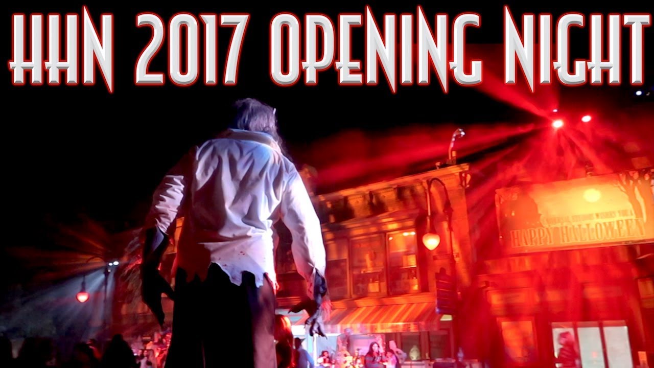 HHN 2017 Opening Night Vlog!