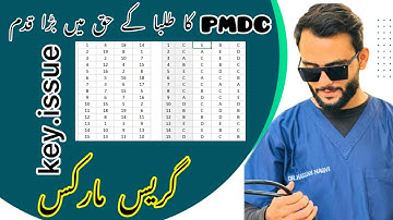 Mdcat 2025 grace marks/answer key complaint portal/Dr hassan naqvi