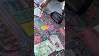 Mini art date vlog 💗🎨#art #youtubeshorts #artist #painting