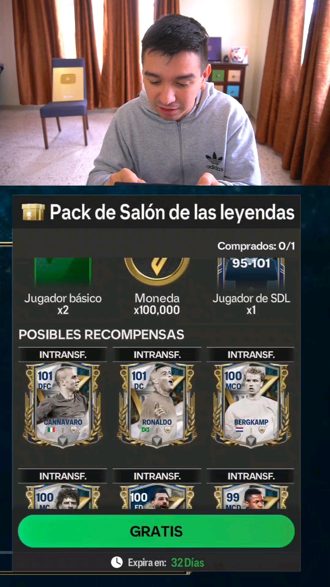 Sobre #Gratis de 95 GRL #Ronaldo #Nazario #SalónDeLaFama #FCMOBILE #Fyp #parati #fdroid #fifamobile