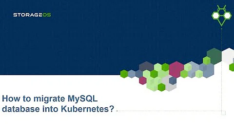 How to migrate MySQL database into Kubernetes?