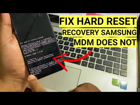 Fix Hard Reset Samsung MDM does not allow factory reset