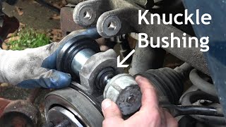 Rear Suspension Knuckle Bushing - 4 Ways to Remove/Replace - Chevy Venture AWD