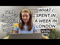 What I spend in a week in London - whilst on a budget!