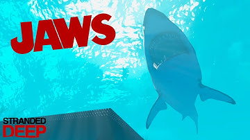 Going to Jaws Island in Stranded Deep // Custom Islands