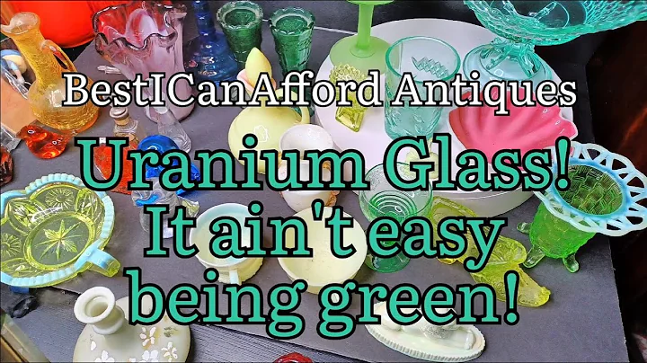 Different colors of uranium glass! Some cadmium and manganese for funsies! Weirdest antiques channel
