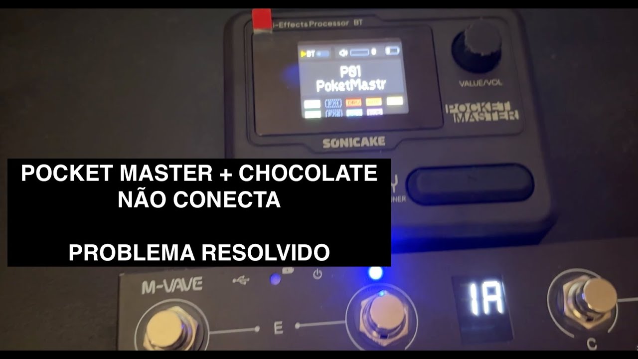 Sonicake Pocket Master e Mvave Chocolate Não Conecta | COMO