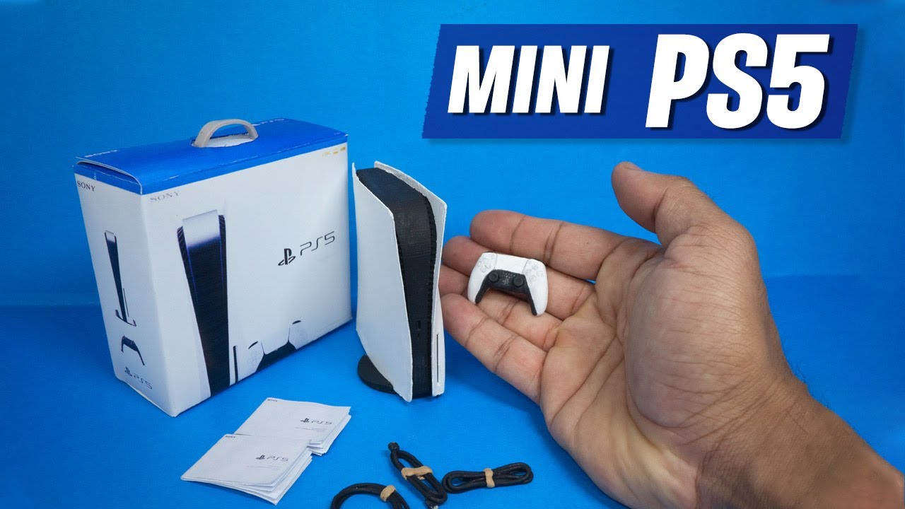 Mini PlayStation 5 Unboxing! (And Behind the Scenes Tutorial) 